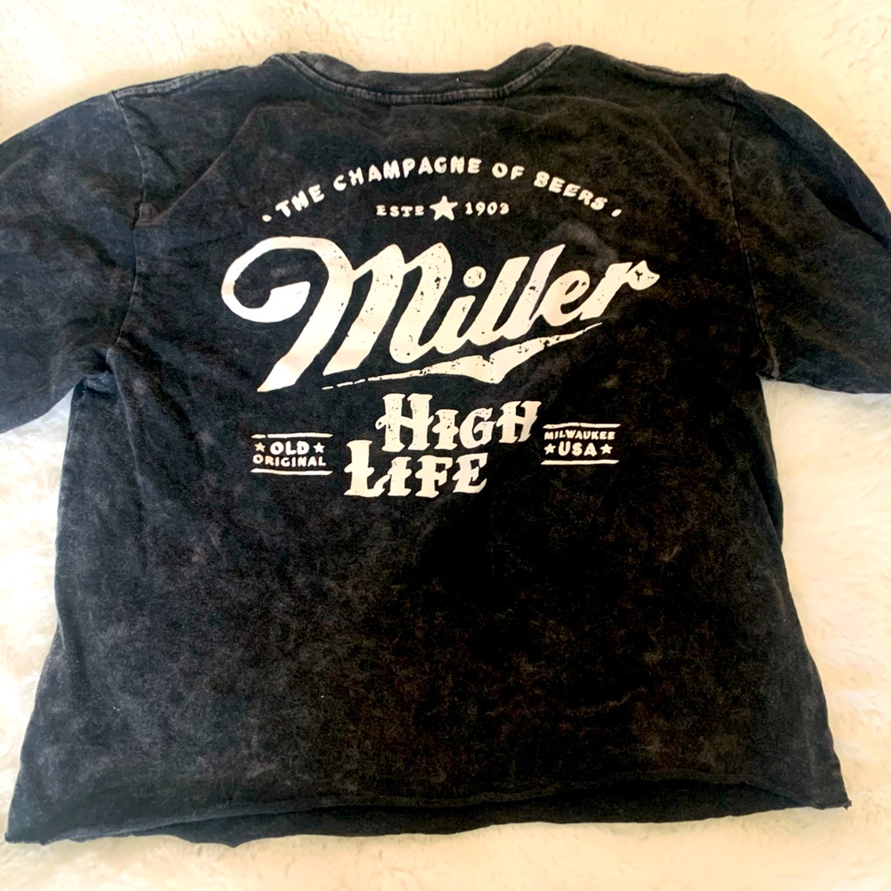 Cropped miller lite Tee